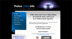 Desktop Screenshot of policejobsinfo.com