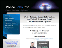 Tablet Screenshot of policejobsinfo.com